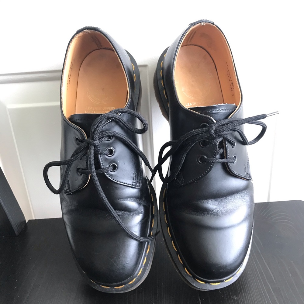 Dr Martens 1461 3-Eye Gibson Flat Shoes